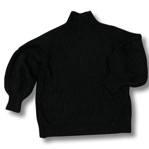 Lala Factory Knit Oversized Balloon Sleeve Sweater Size S